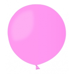 Balon pastelowy GIGANT!!! KULA - 0,85 m - różowy